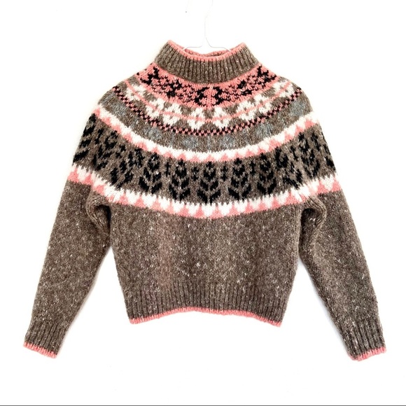 UO KIMCHI BLUE Up North Fair Isle Knit Sweater - Picture 2 of 7